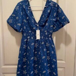 Lilly Pulitzer Kilynn Short Sleeve Eyelet Dress Size 10